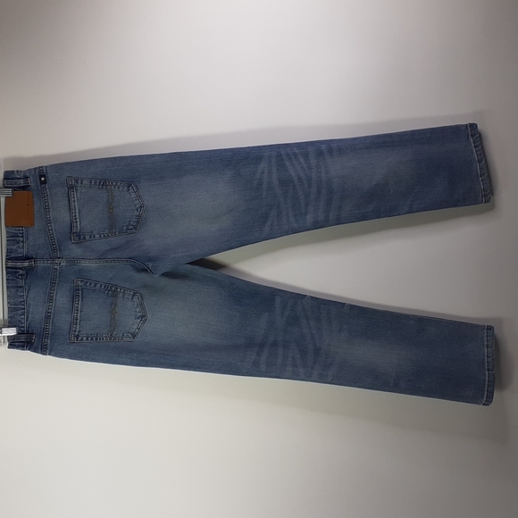 Lucky Brand Classic Straight Leg Blue Jeans Adjustable Waist Boy's Size 18 - Picture 7 of 16